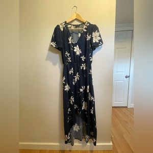 High-low floral dress